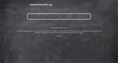 Desktop Screenshot of mycalwinbenefits.org